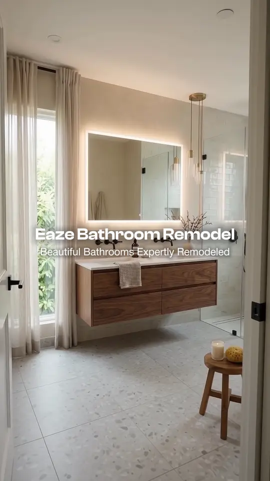 Eaze Bathroom Remodel reel by GetX Marketing