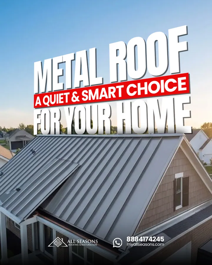 All Seasons Roofing & Restoration social media post by GetX Marketing