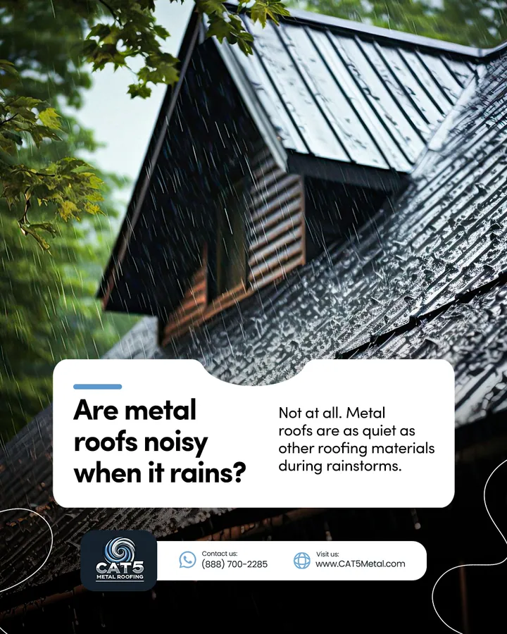 Cat 5 Metal Roofing social media post by GetX Marketing
