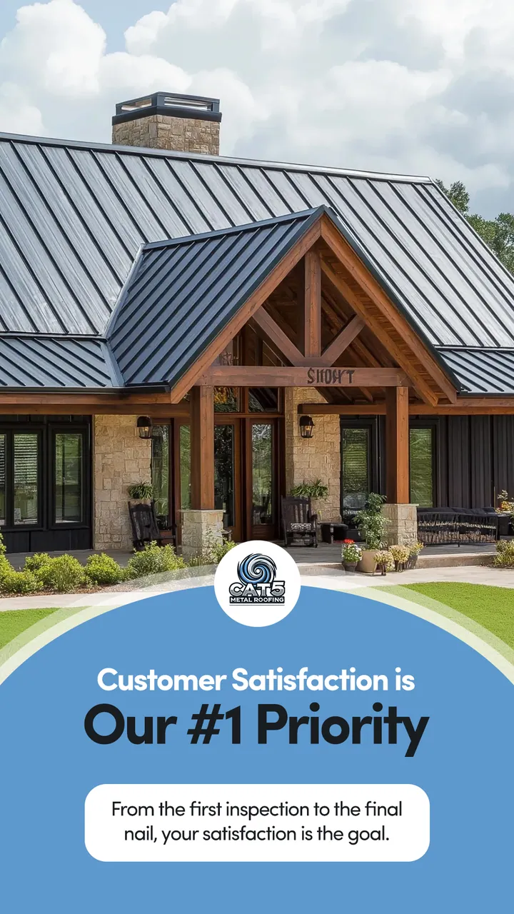 Cat 5 Metal Roofing Instagram story by GetX Marketing