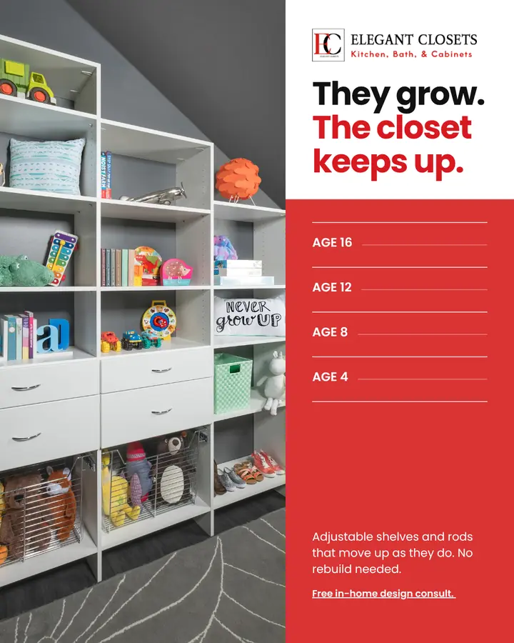 Elegant Closets social media post by GetX Marketing