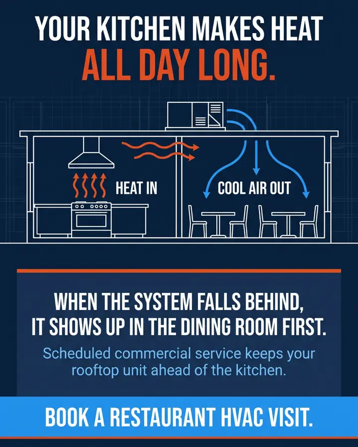 Season Control HVAC social media post by GetX Marketing
