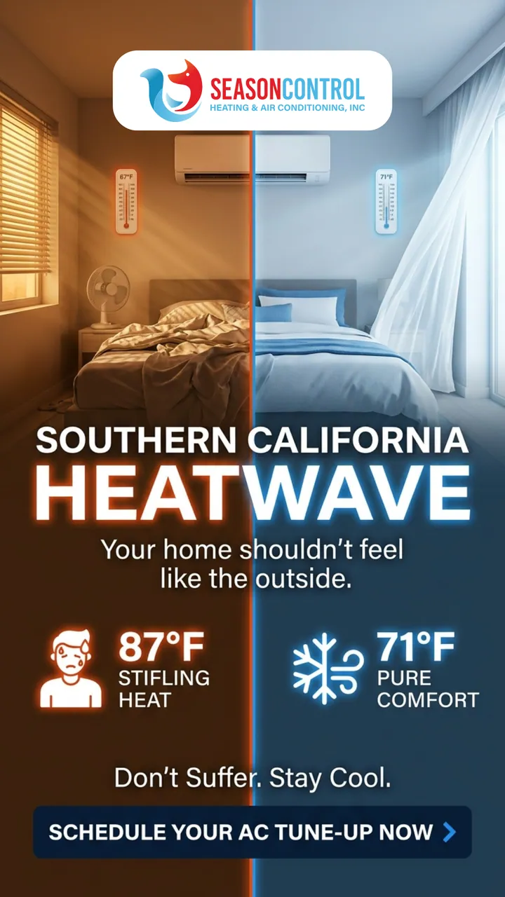 Season Control HVAC Instagram story by GetX Marketing