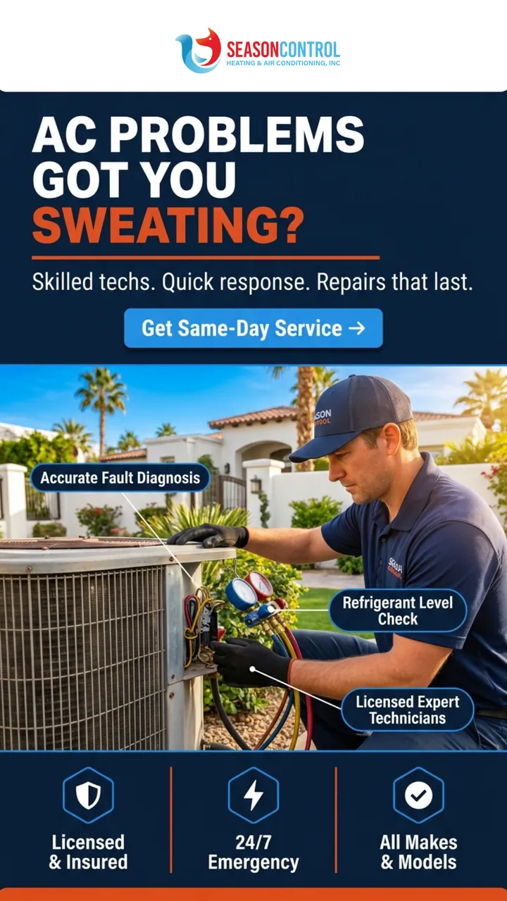 Season Control HVAC Instagram story by GetX Marketing